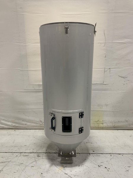 New AEC Drying Hopper, WH200, Approx. 200 lb Capacity, Insulated, Stainless Steel