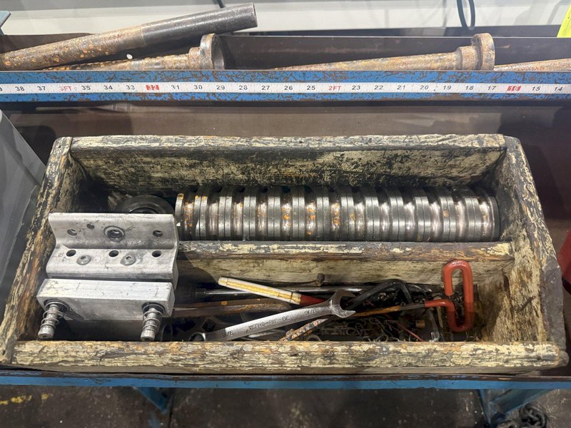7/8" CROWN UNLIMITED MODEL #STCOS M-7 TUBE STRAIGHT &amp; CUTOFF MACHINE: YOBRO #25338