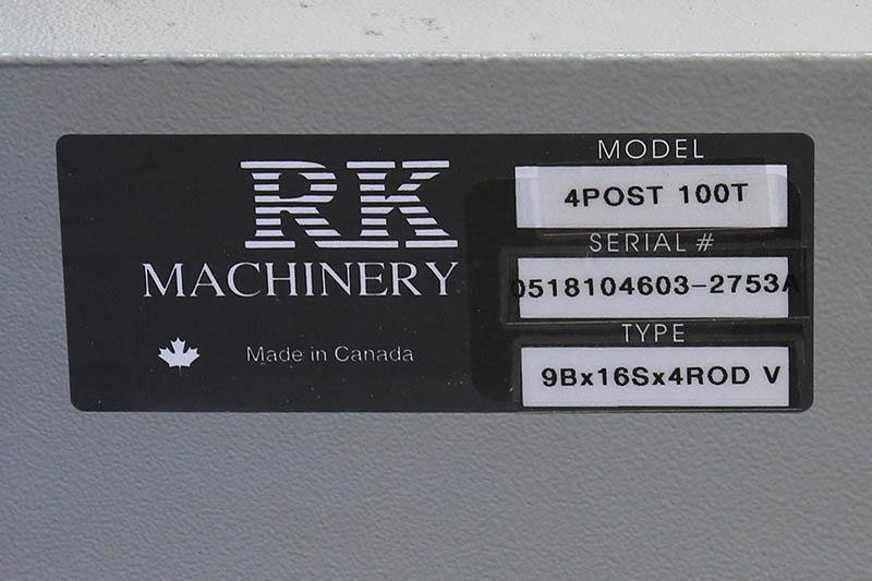 100 TON PRESSMASTER HYDRAULIC FOUR-POST PRESS MODEL 4PP-100 - 48 x 30