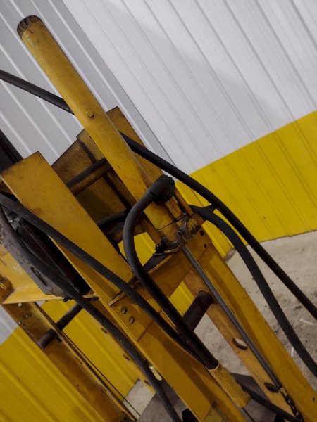 50 TON ENERPAC H-FRAME HYDRAULIC SHOP PRESS: YOBRO #23949