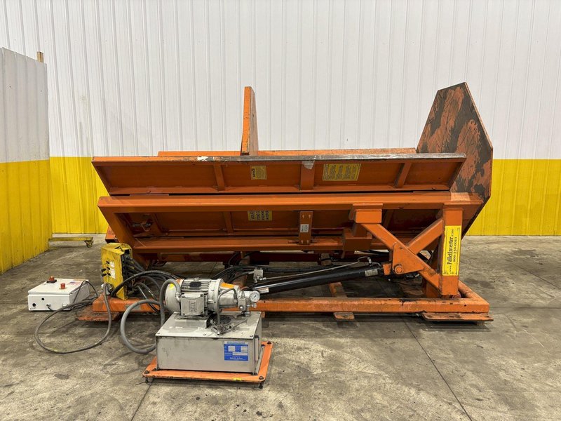 50&quot; x 70 -&gt; 118&quot; CHERRYS MODEL #PSR-118VB PALLET INVERTER, FLIPPER, ROLLOVER MACHINE: STOCK #23223