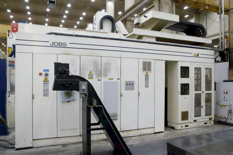 JOBS Linx/S 5-AXIS CNC Gantry Mill, 2003 – 3 Spindle Changer- HSK63, HSK100, 32 ATC, Fidia