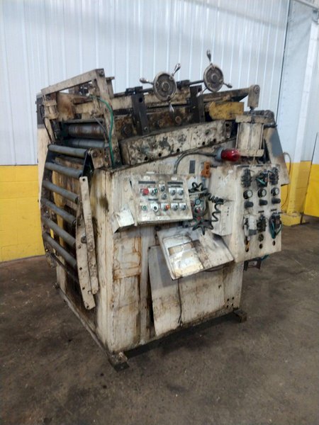 40" WIDE X .190" ROWE MODEL #C9-40 POWERED 5 ROLL COIL STRAIGHTENER: STOCK #13910