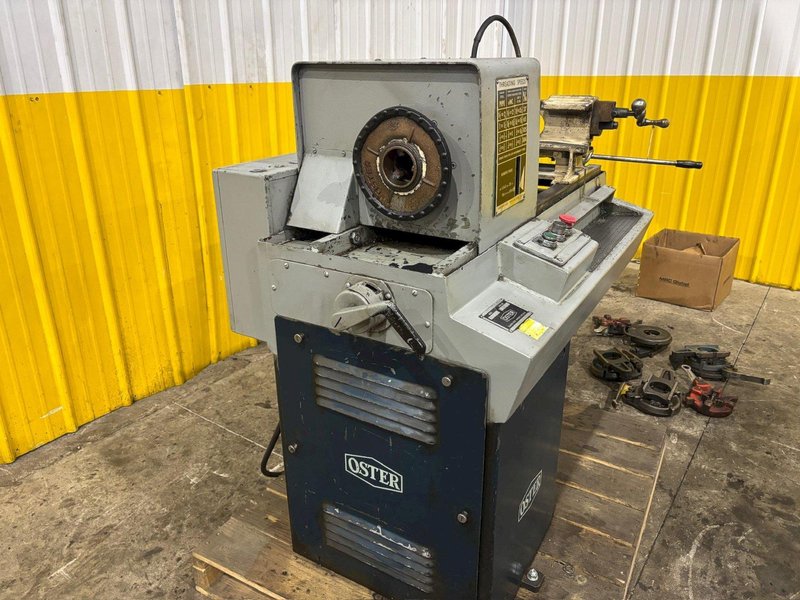 2" OSTER MODEL #702 PIPE THREADER WITH RIDGID HEADS: YOBRO #24575