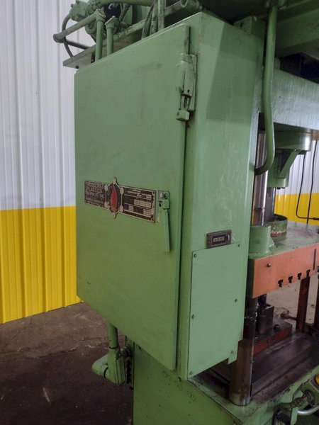 125 TON RODGERS MODEL MD125-2629A-WE 4-POST HYDRAULIC PRESS 18" STROKE: STOCK #11411
