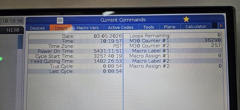 Haas VF-2SS VMC, 2021 – Probe, TSC, Haas Rotary