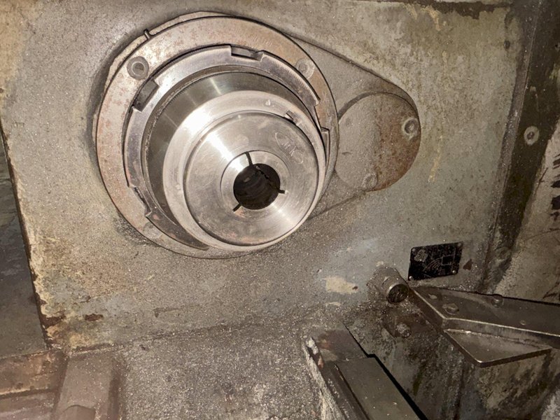 14&quot; X 40&quot; REPUBLIC MODEL #14 ENGINE LATHE WITH METRIC &amp; 2&quot; HOLE: STOCK #23667