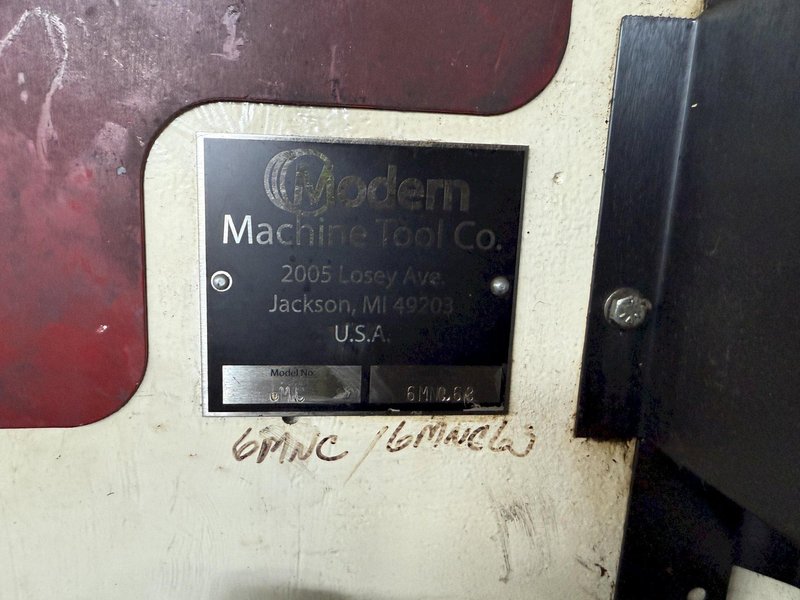 7&quot; MODERN MODEL #6MNC CNC TUBE CUT OFF MACHINE: STOCK #23477