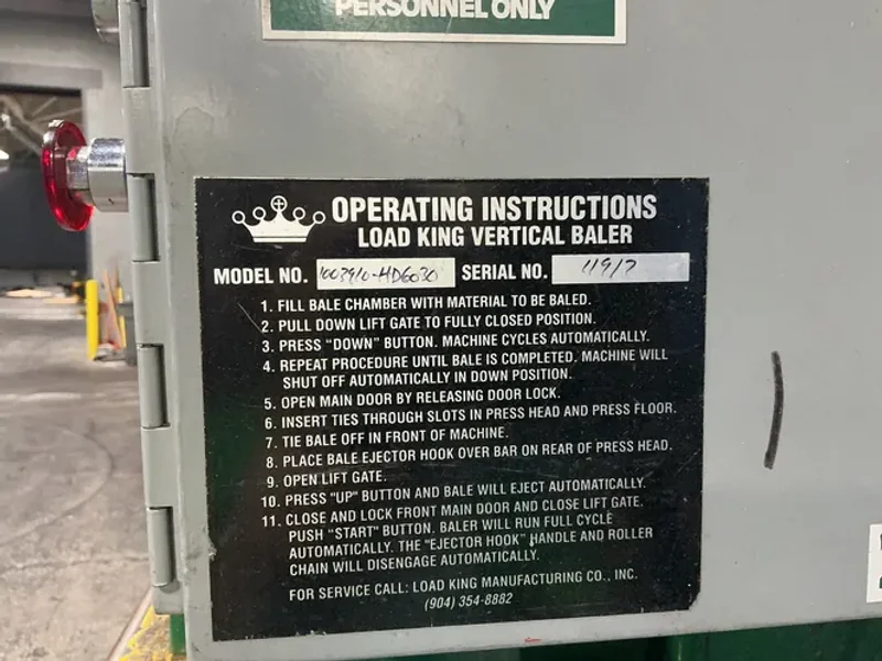 Load King Manufacturing Co 60” X 30” Baler - 1002910-hd6030