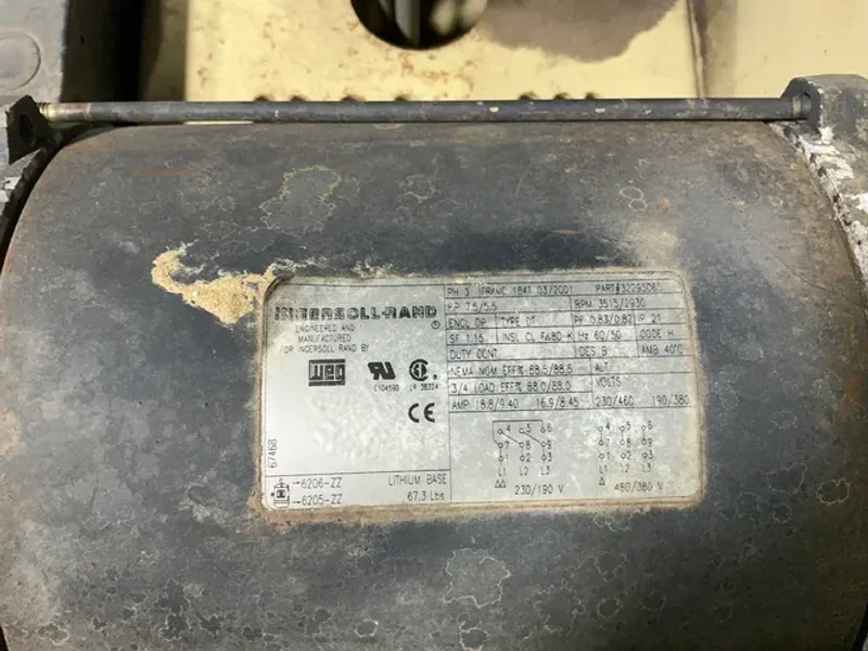 Ingersoll-rand 7.5/5.5 Hp Air Compressor - 2475n7.5