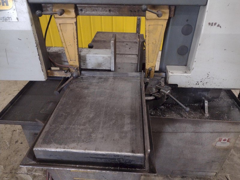 16" X 18" HYD-MECH MODEL S-23 SERIES II SWIVEL MITRE HORIZONTAL BAND SAW: STOCK #23532