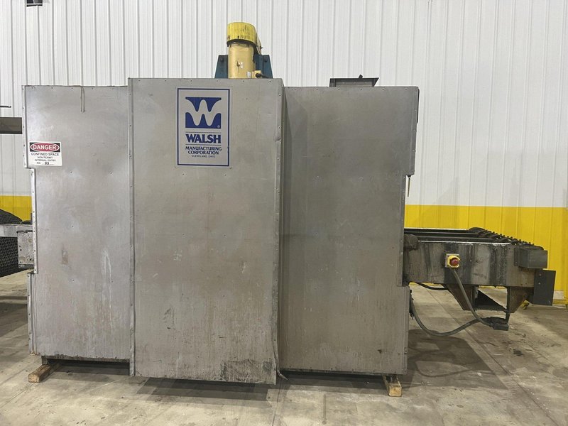 3 STAGE X 36&quot; X 18&quot; WALSH MODEL #AOE286 STEEL MESH-BELT PASS-THROUGH STAINLESS WASHER: STOCK #20166