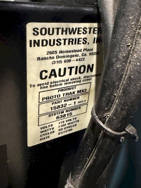 SWI Trak TRM 2 Axis CNC Vertical Bed Mill