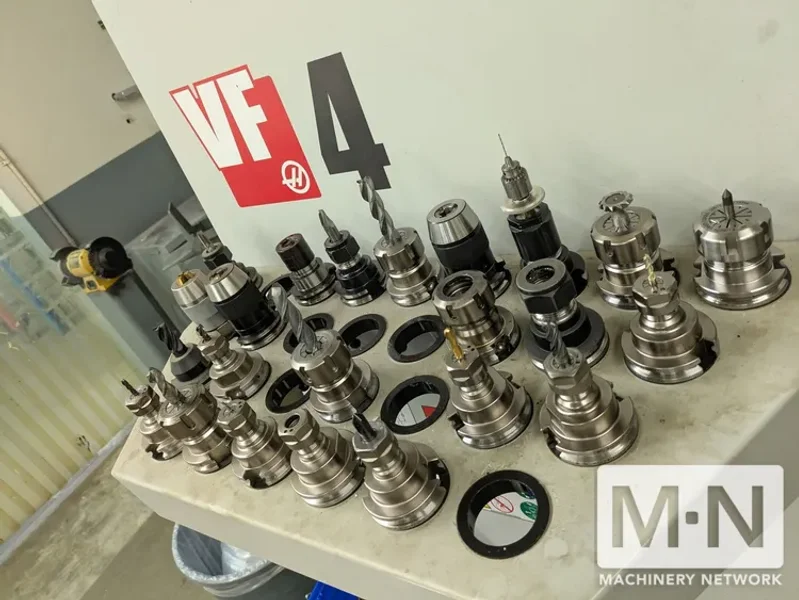 HAAS VF-4 CNC Vertical Machining Center, 2018 w/ 4th Axis Rotary Table