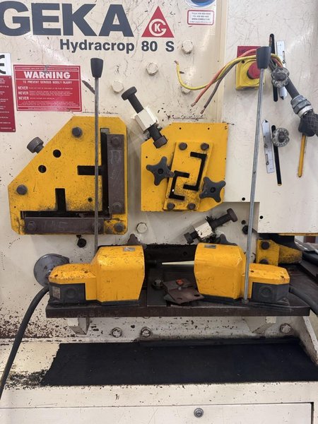 88 Ton Geka Hydracrop, Model 80-S Ironworker, 2019