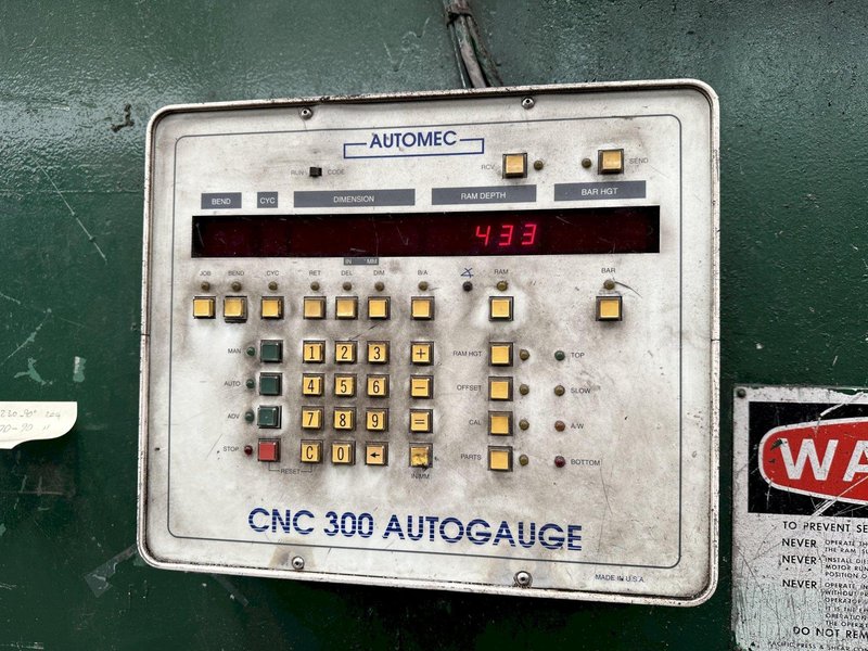 150 TON X 26' PACIFIC MODEL #K150-26-"TRIM" HYDRAULIC PRESS BRAKE: STOCK #18605