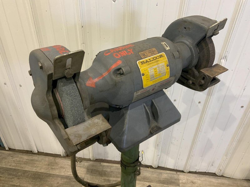 6" BALDOR DOUBLE END PEDESTAL GRINDER: STOCK #81164