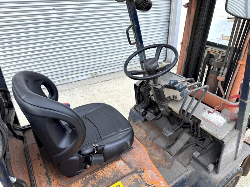 4700 Lb. Toyota Lift Truck, Hard Tire, Triple Stage Mast, LP Gas