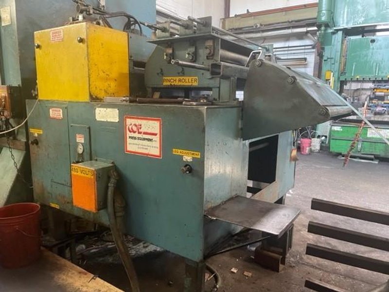 Coe Press Servo Roll Feed Straightener Combination 36" Wide