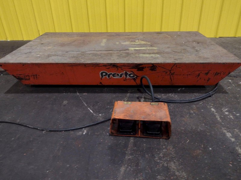 3,000 LBS X 32&quot; X 56&quot;  MODLE #L36-30-MOD PRESTO HYDRAULIC SCISSOR LIFT TABLE, SINGLE PHASE 110V: STOCK #19789