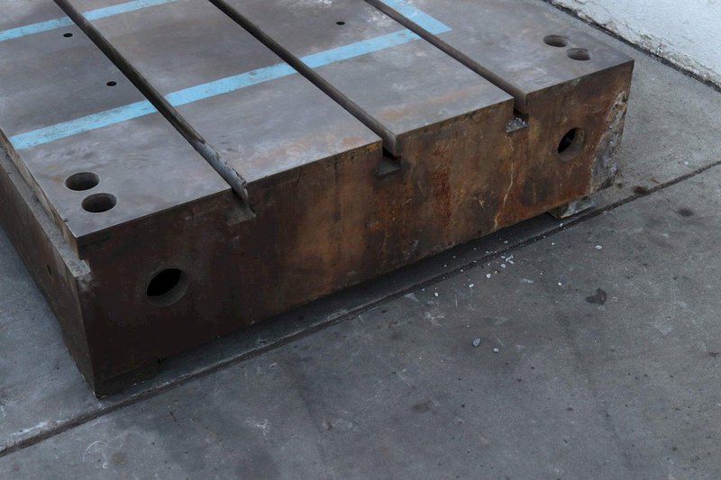 144&#039; X 48&#039; WIDE X 12-1/2&#039; THICK T SLOTTED FLOOR PLATE; STOCK #73254