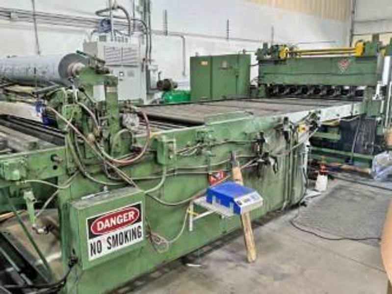 60" x 0.139" x 20,000# Rowe/Voss Cut To Length Line STOCK# 4294