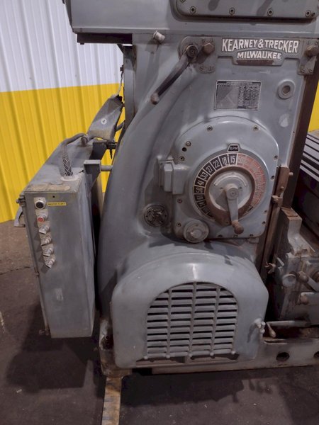 #4 K&amp;T MILWAUKEE MODEL # 420 TF-17 HORIZONTAL MILL: STOCK #18926