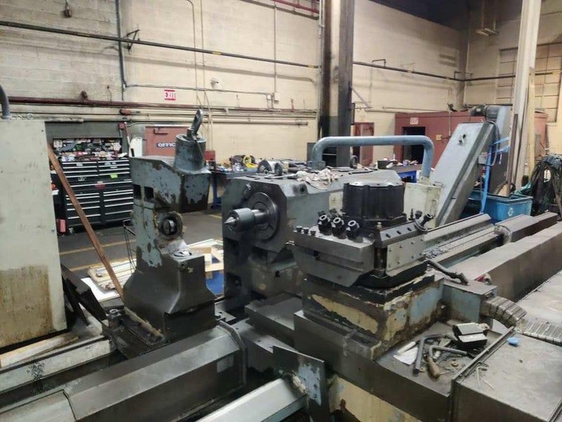 45″ x 275″ Tacchi HD3 CNC Lathe – 36″ Chuck, 1992 – Steady Rests, Video Available