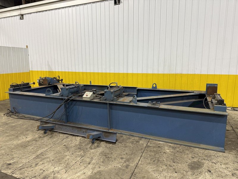 250 TON X 21' CAMBCO HYDRAULIC BEAM CAMBERING / BENDING MACHINE: YOBRO #24412