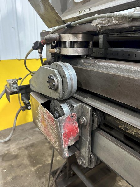 48&quot; X 18 GAUGE SCHLEBACH MODEL #MSS-1250 SLASHER (SLITTING &amp; CROSS CUTTING) SLEAR MACHINE: STOCK #19238