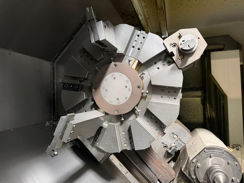 Takisawa TX-50C CNC Turning Center – 12″ Chuck, 5″ Big Bore Lathe