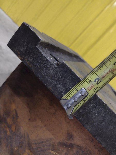18&quot; X  10&quot; X 15&quot; HIGH STEEL PARALLELS, SET OF 2: STOCK #23741