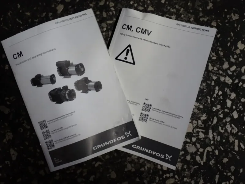 GRUNDFOS 55.8 PSI CENTRIFUGAL PUMP  -  CM3-3 A-R-I-E-AQQE J-A-A-N