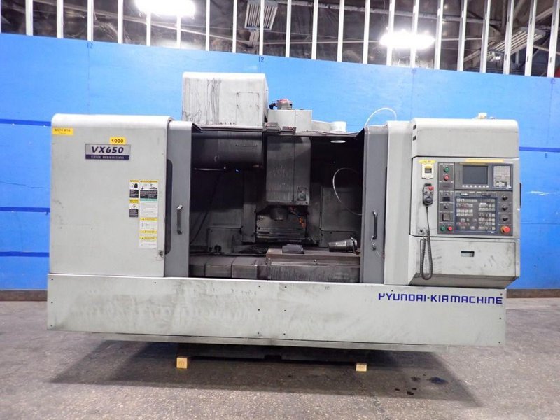 HYUNDAI WAI CORPORATION 33" X 25.5" CNC VMC  -  VX650/40