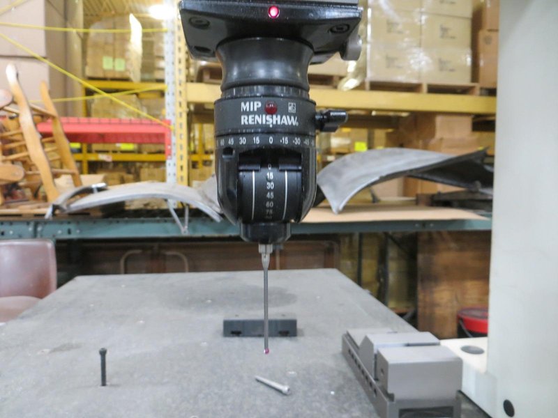 Dea Mistral 100705002 Slant Bride Coordinate Measuring Machine, Tutors for Windows Software, Renishaw MIP Probe- Auction Item