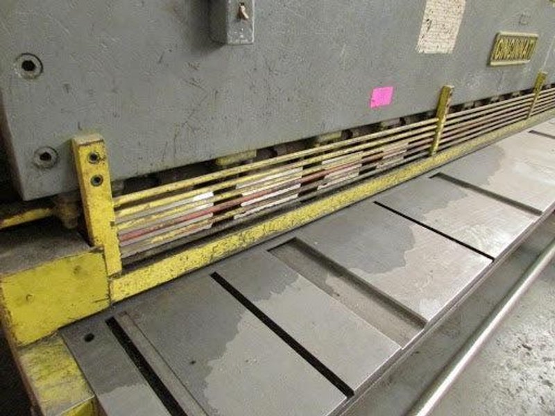 3/16” x 12′ Cincinnati Shear Model 1412, Front Operated Power Back Gauge, Squaring Arm