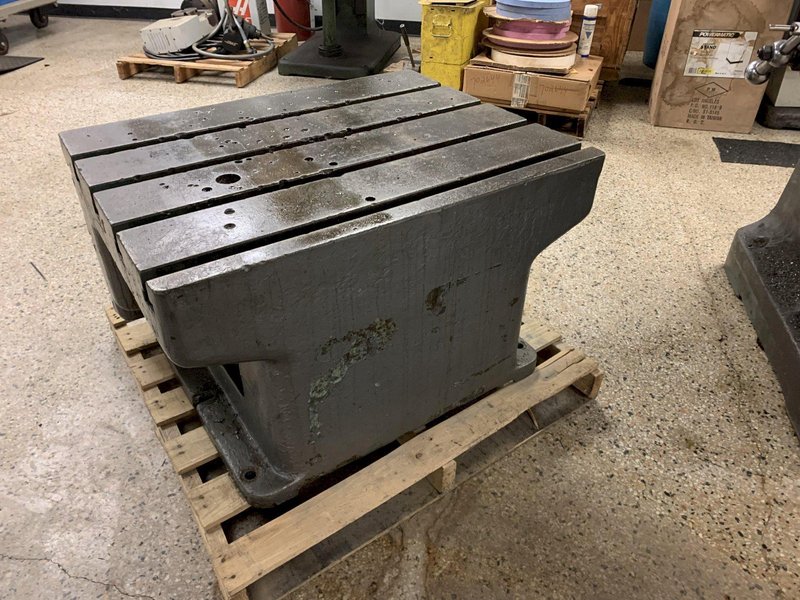 Plain Box Table for radial drill or misc work stand / table