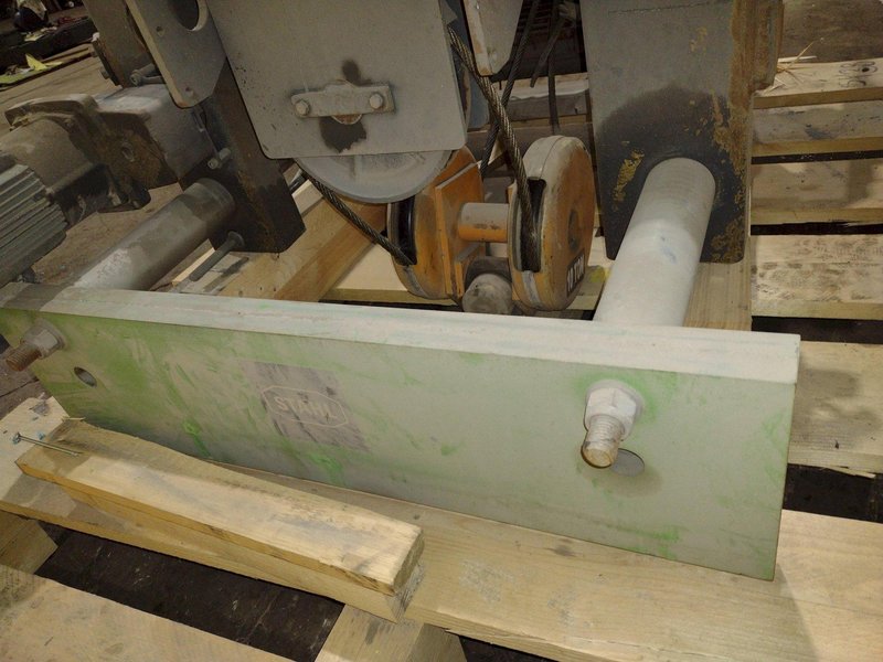 10 TON STAHL SINGLE-GIRDER OVERHEAD CRANE CABLE HOIST &amp; POWER TROLLEY: STOCK #19748