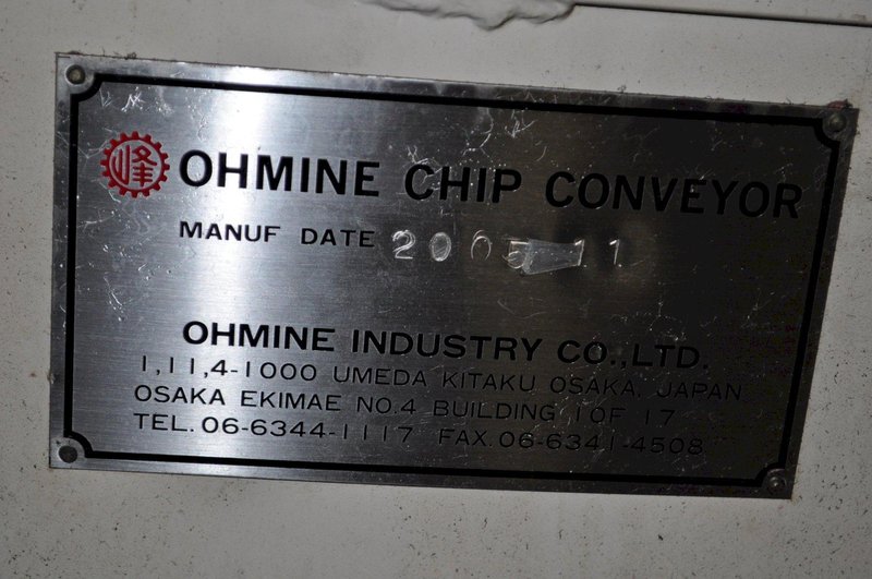 13&#039; x 14&quot; OHMINE SCRAP CONVEYOR