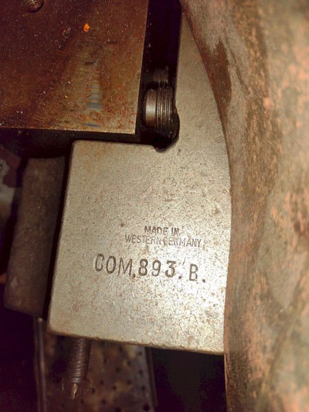 1963 LUDWIG GREFE MODEL #0 FLAT DIE THREAD ROLL THREADER: STOCK #19184