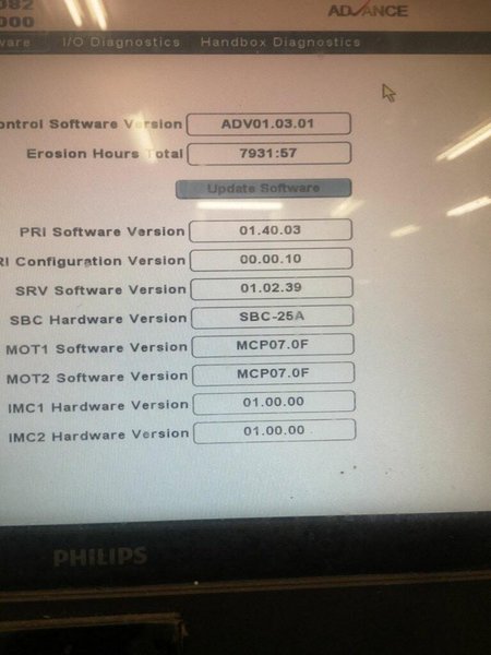 Agie Agietron Advance 3 Sinker EDM, 2005 – C Axis