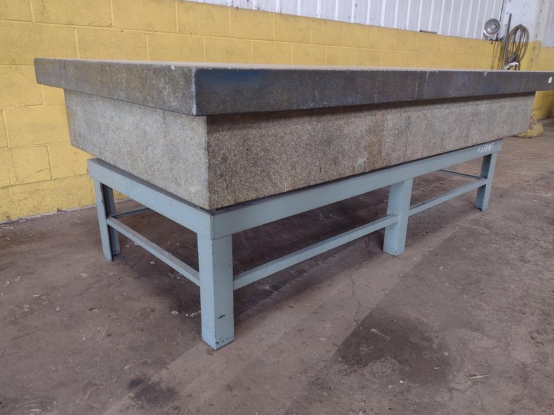 8&#039; X 4&#039; X 14&quot; MITCHELL PRECISION LAYOUT INSPECTION GRANITE TABLE: STOCK #23805