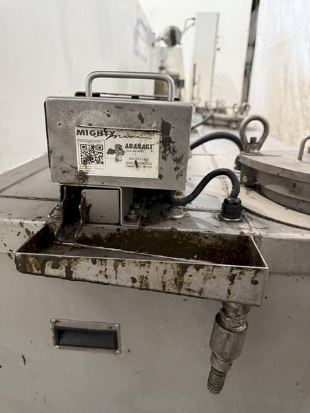 9" X 192" RANSOHOFF LEANVEYOR FOUR STAGE (WASH/RINSE/RINSE/BLOW OFF) WASHER. STOCK # 1113425.