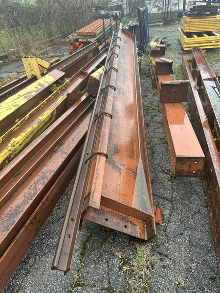 108' (54' PER SIDE) X 20 TON OVERHEAD CRANE RUNWAY BEAMS: STOCK #21901
