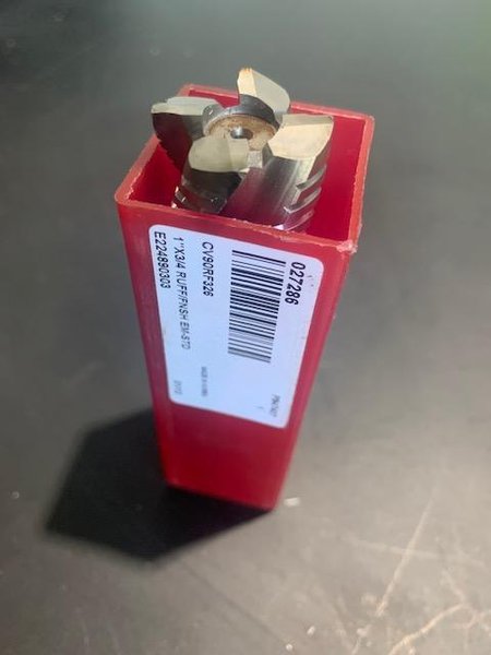 COBALT  1&quot; X 3/4” M42 L: 5.441  ROUGHING END MILL STOCK #15128