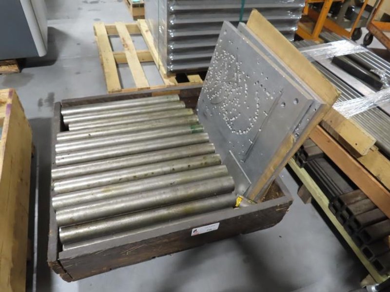 Surplus Material including Steel Round Bar Stock and Aluminum Plates- Auction Item