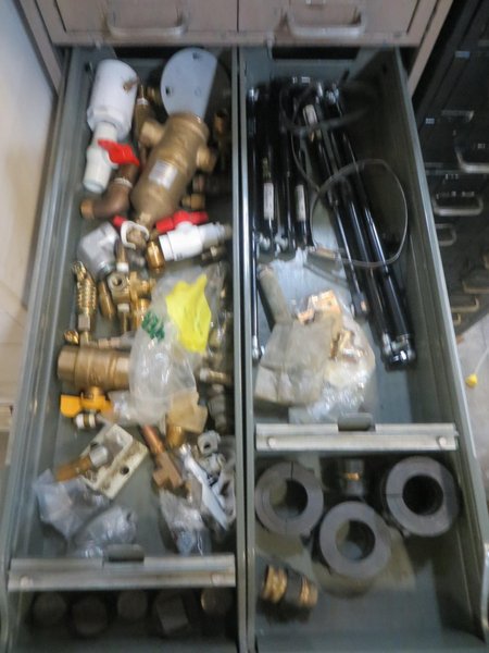 (2) 11 Drawer Cabinets and Contents - Auction Item