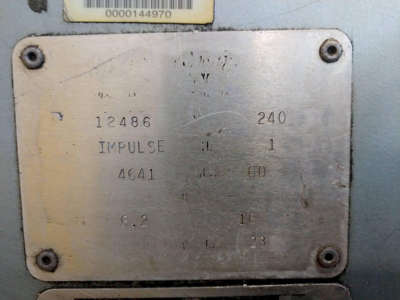 BETTER ENGINEERING MODEL #IMPULSE TOP LOAD BASKET PARTS WASHER: STOCK 13617