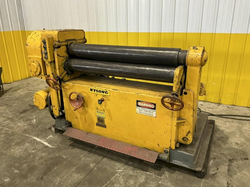 48" x 5/16" WYSONG MODEL #D-48 POWERED PLATE BENDING ROLL: YOBRO #24998