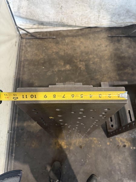 12" WIDE X 42" TALL X 24" DEEP DRILLED &amp; TAPPED ANGLE PLATE SET. STOCK # 0222626